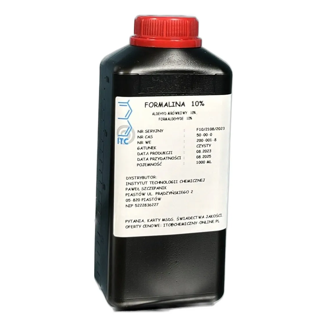 Metanal — CAS 50-00-0 — CH2O — odczynnik chemiczny