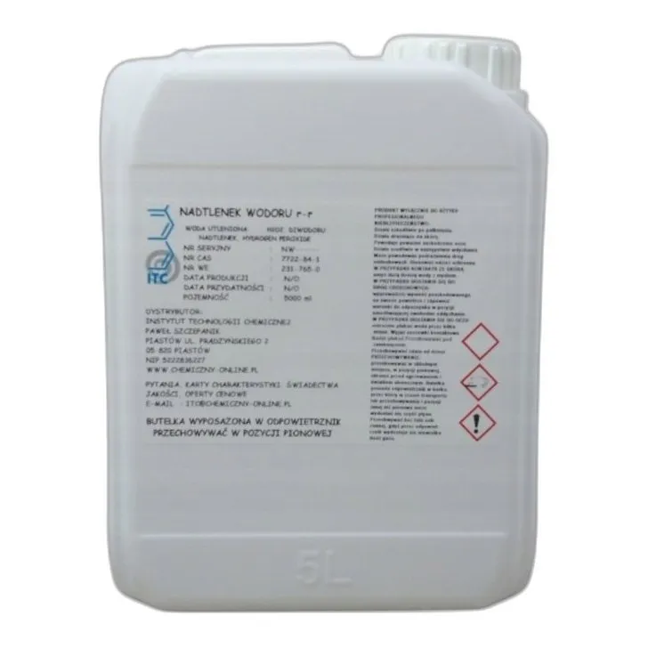 Nadtlenek Wodoru — CAS 7722-84-1 — H2O2 — odczynnik chemiczny