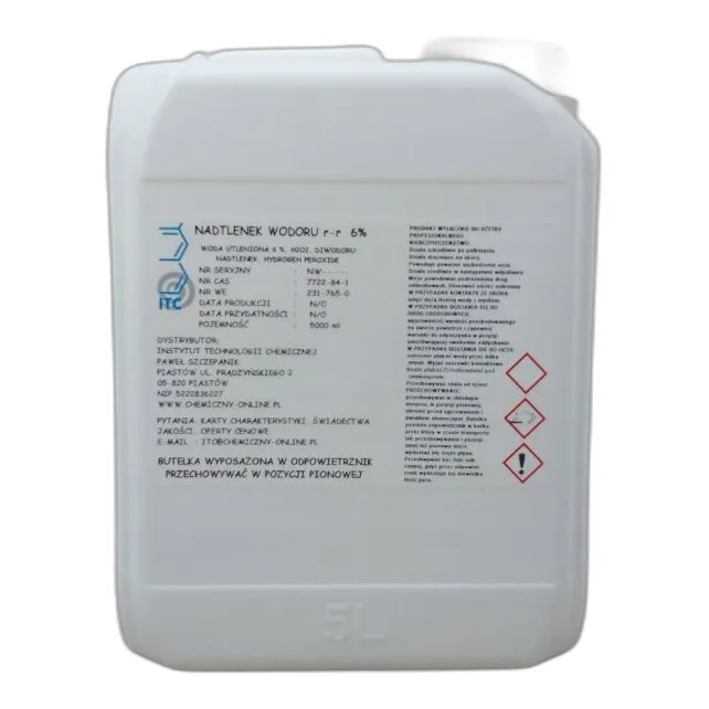 Nadtlenek Wodoru — CAS 7722-84-1 — H2O2 — odczynnik chemiczny